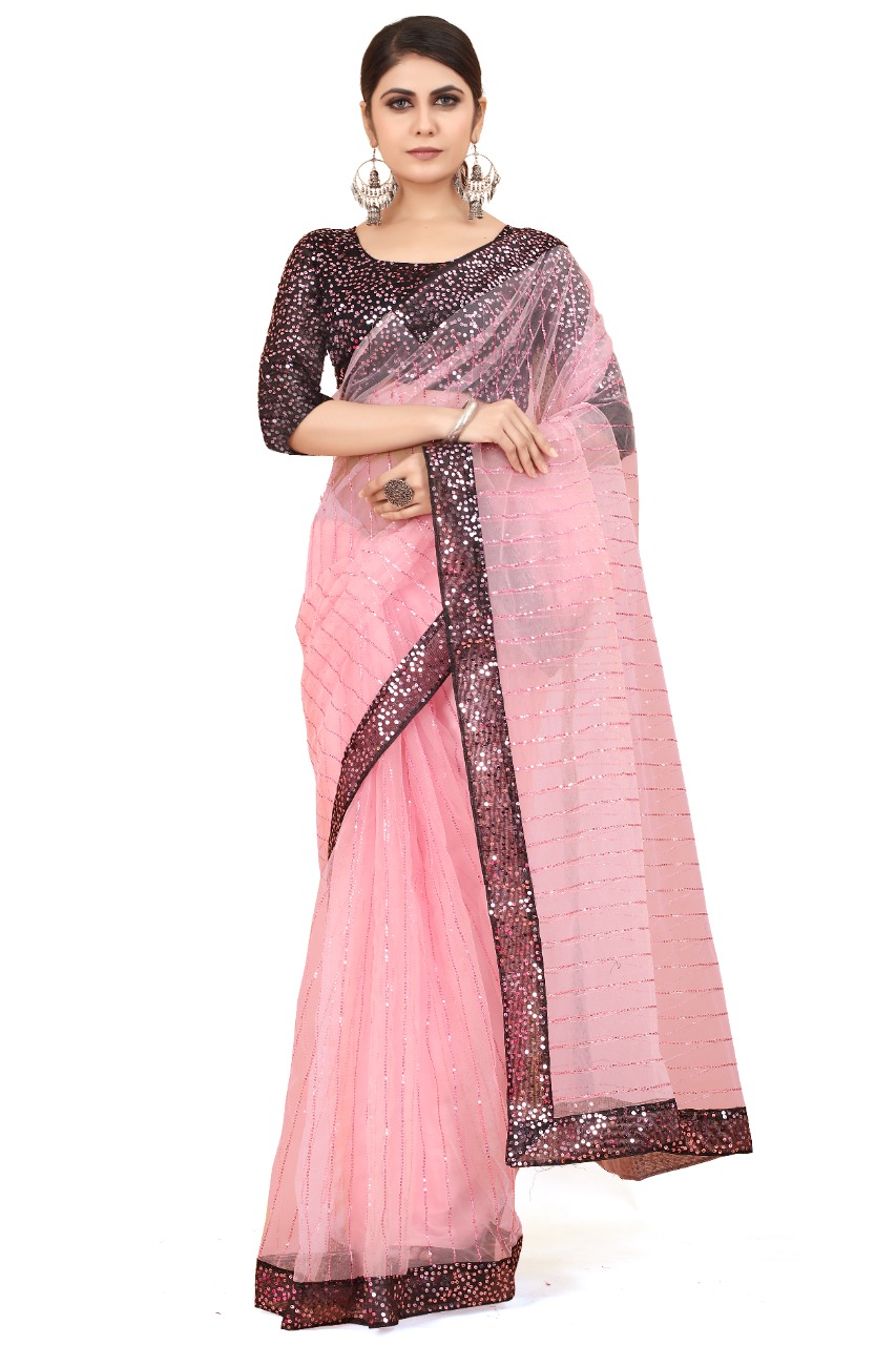 Vanshaft Woven Cotton Saree For With Blouse 